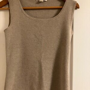 Michael Kors Taupe Cashmere Top